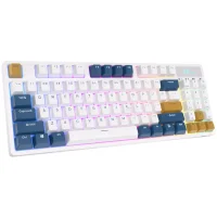 Клавиатура Royal Kludge RK89 RGB (белый, RK Lemon) фото 2